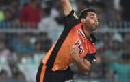 Sunrisers Hyderabadâs Bhuvneshwar Kumar.